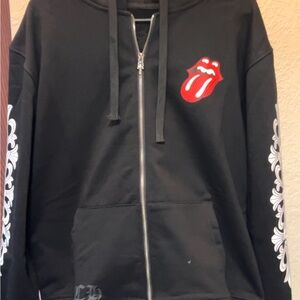 Chrome hearts X Rolling Stones hoodie